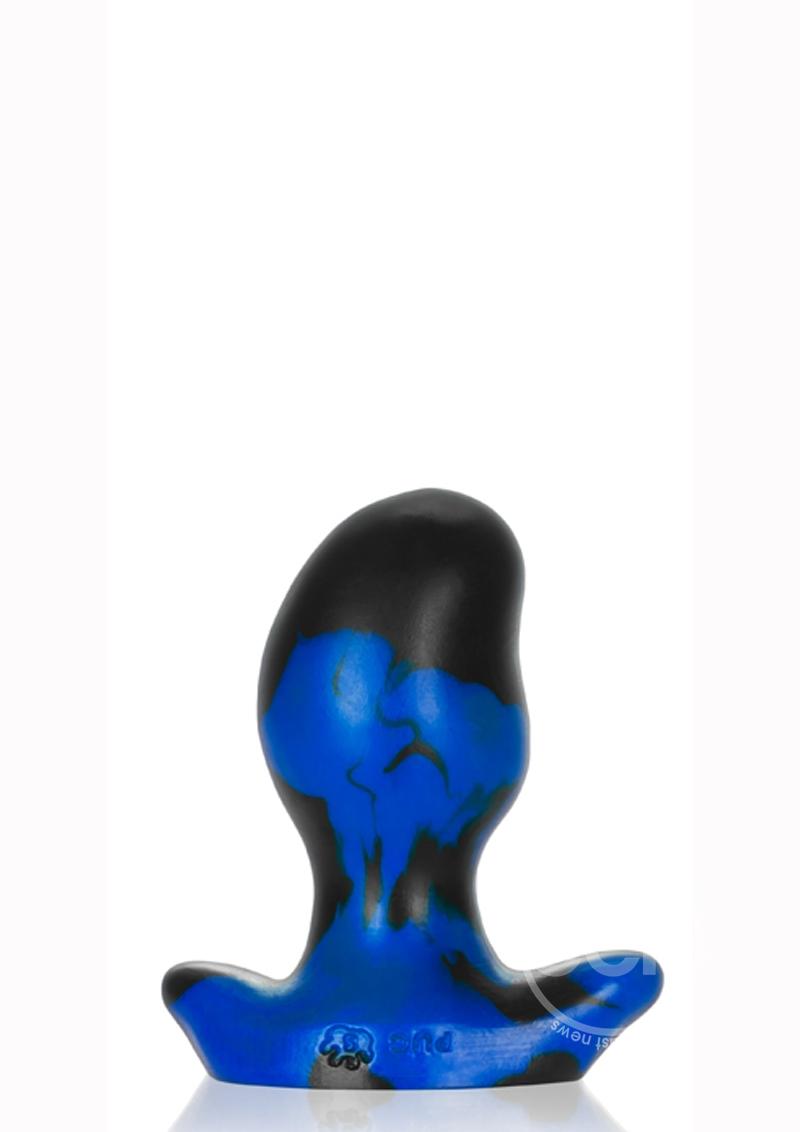 Oxballs Silicone Butt Plug Police Blue Swirl X-Small