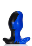 Oxballs Silicone Butt Plug Police Blue Swirl Large