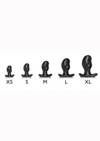 Oxballs Silicone Butt Plug Police Blue Swirl Large