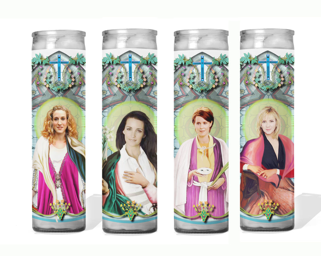 Sex and the City Celebrity Prayer Candle Set of 4
