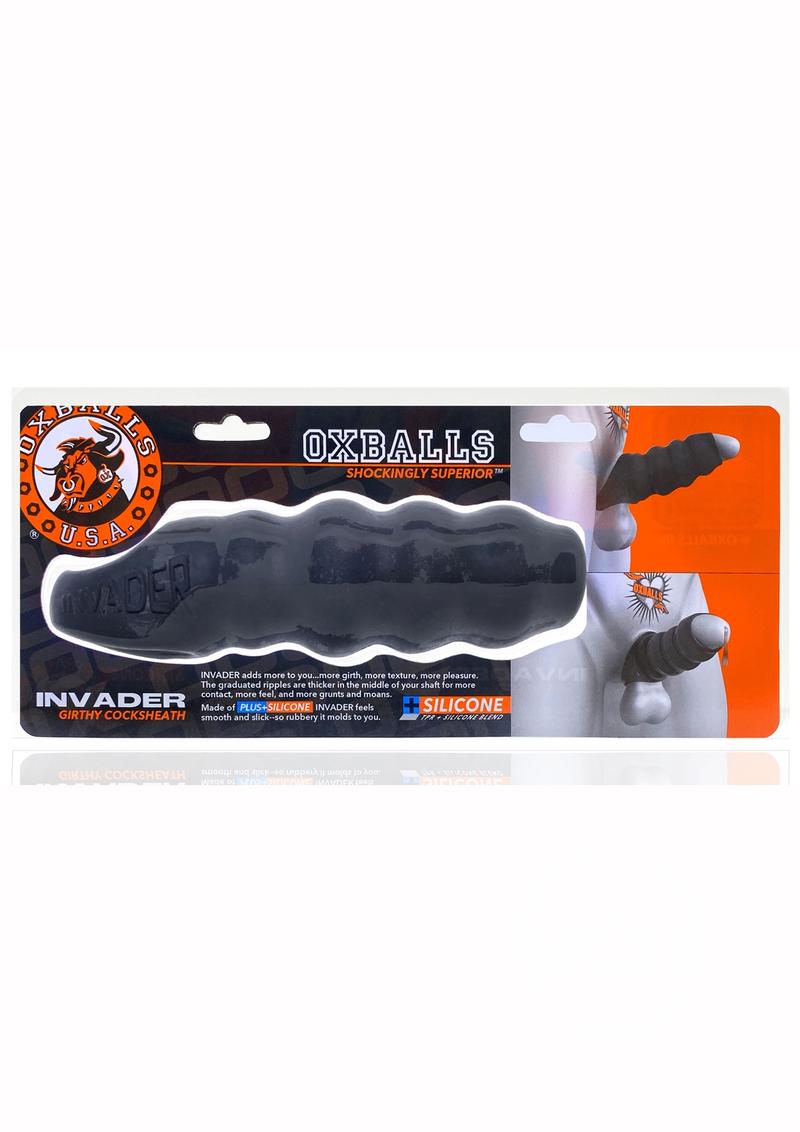 Oxballs Invader Rippled Open-Ended Extender - Black Ice