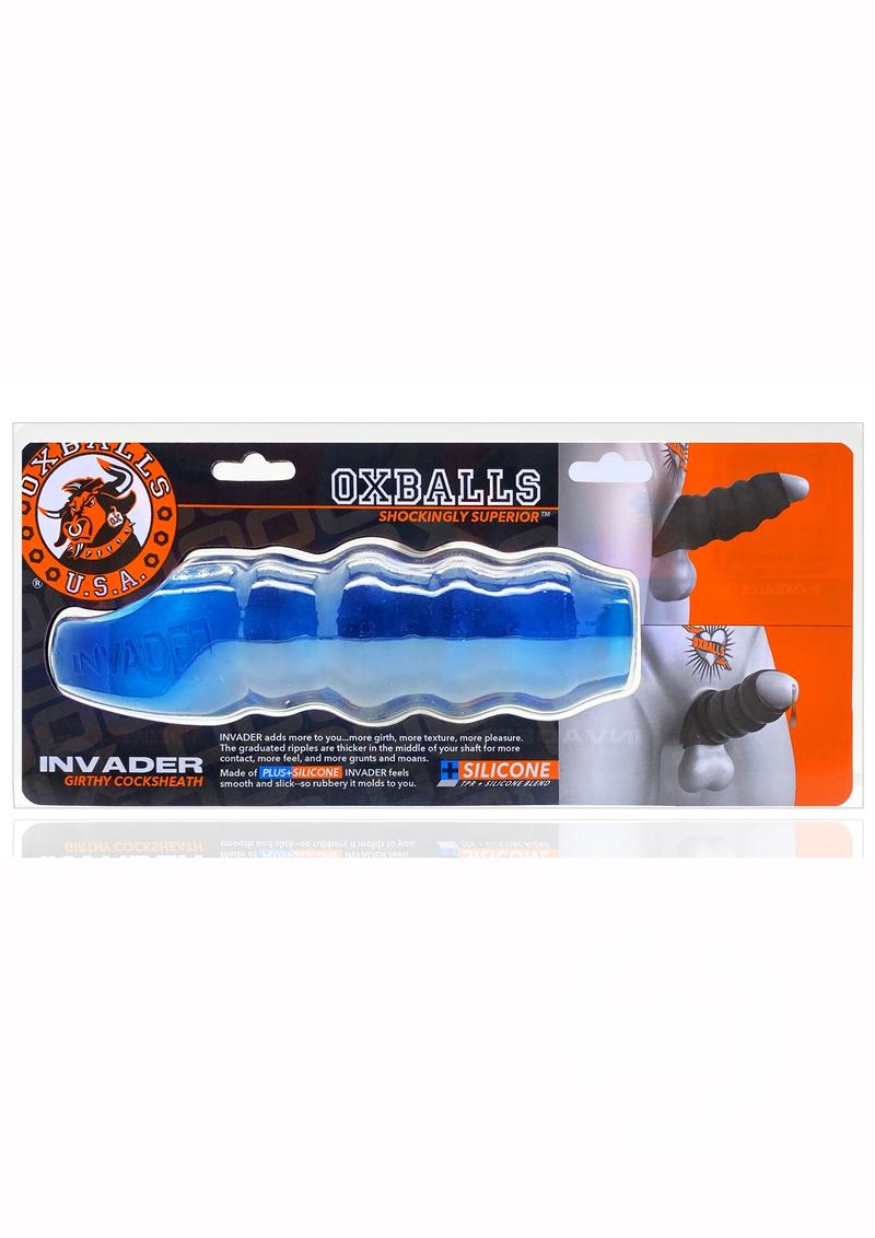 Oxballs Invader Rippled Open-Ended Extender - Blue Ice