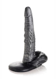 Creature Cocks The Gargoyle Rock Hard Silicone Dildo 9.3in - Silver/Black