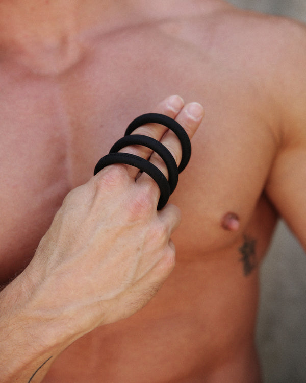 Buy the Adam's 6-Piece Silicone Penis Dick Cock Love Ring Cockring