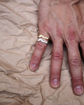 GOLD Pisse Ring by Jonathan Johnson