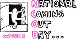 Keith Haring National Coming Out Day Bumper Sticker