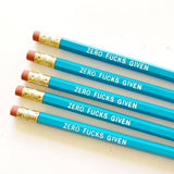 Zero Fucks Given Pencil Set