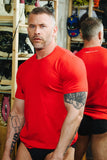 COMME des GARÇONS SHIRT short-sleeved cotton T-shirt Red