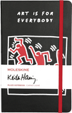 Keith haring Large Ruled Black Notebook by Moleskine