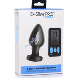 E-Stim Pro Silicone Vibrating Anal Plug w/ Remote by Zeus