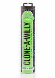 CLONE A WILLY AT HOME PENIS MOLDING KIT - GLOW IN THE DARK GREEN