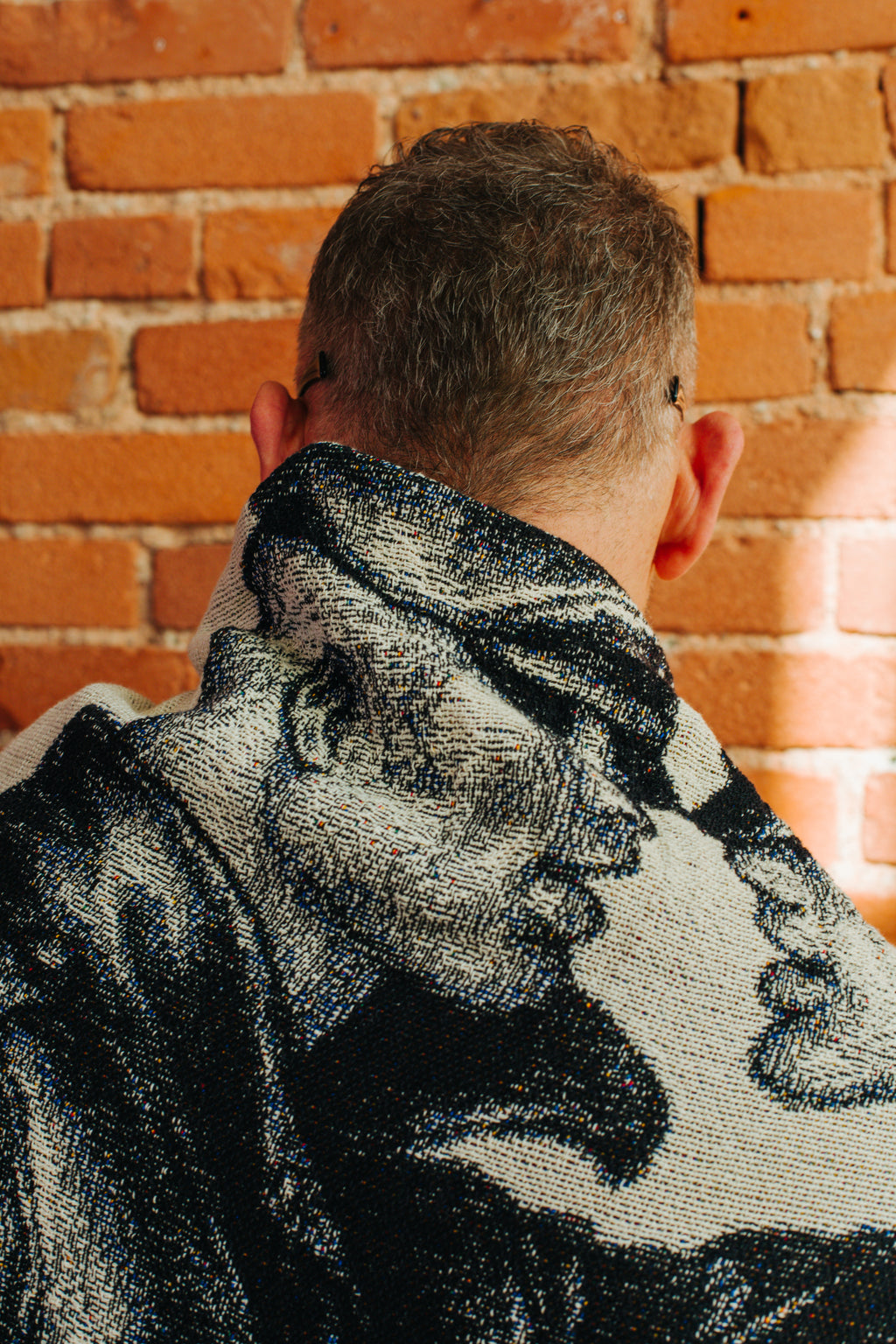 Tom of Finland "Leatherman" Woven Blanket