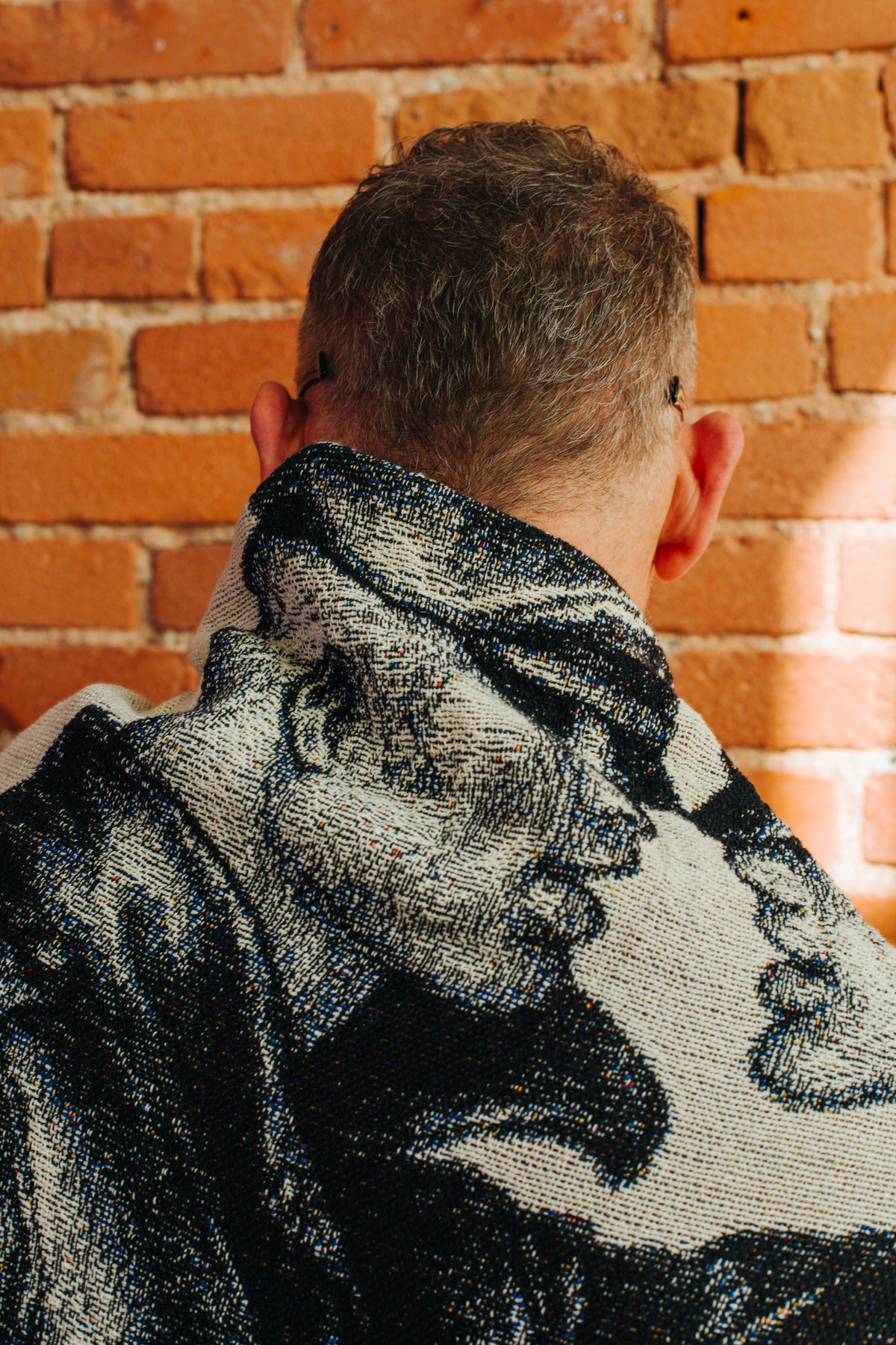 Tom of Finland "Leatherman" Woven Blanket