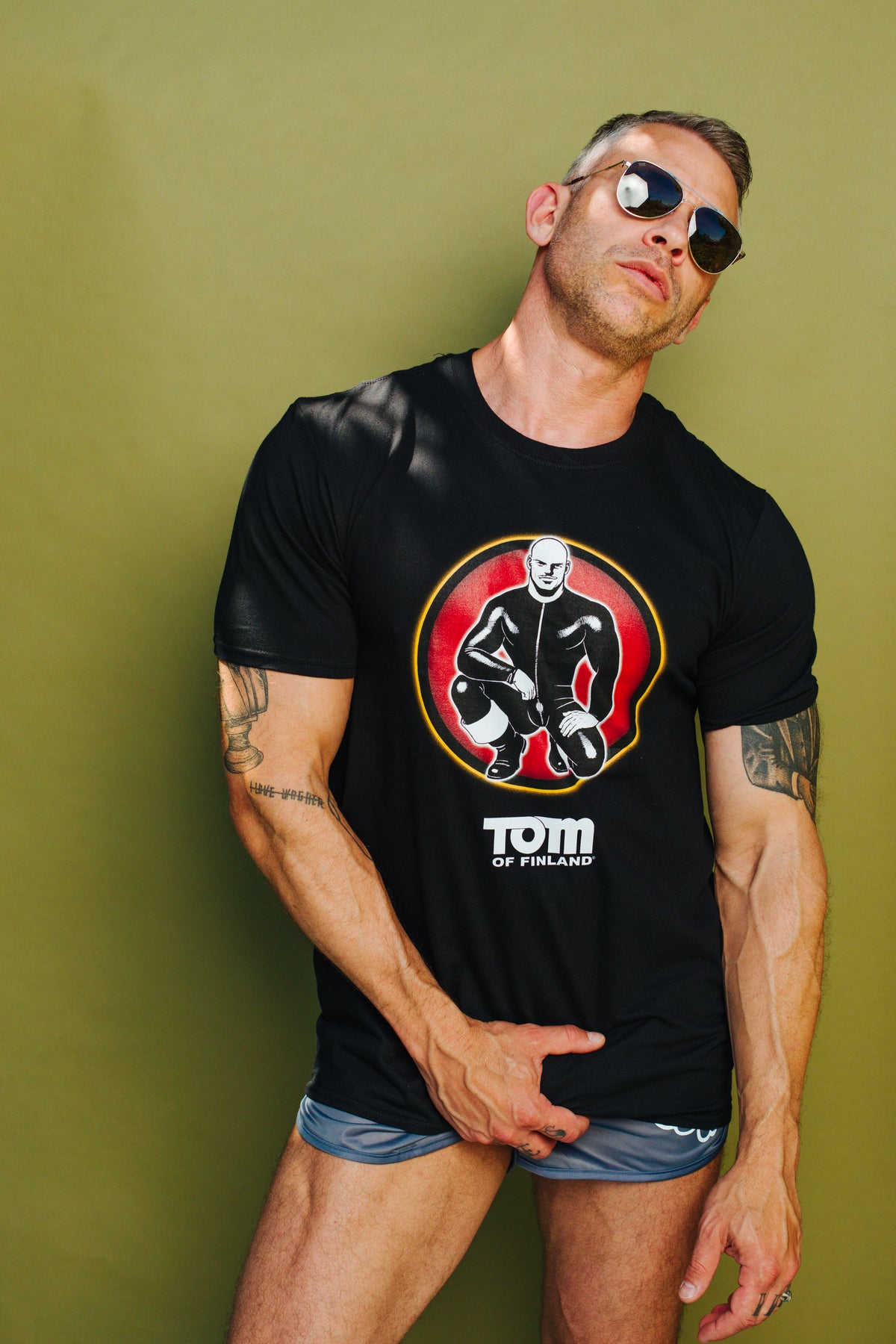 Tom of Finland Rubber Man Tee by Peachy Kings