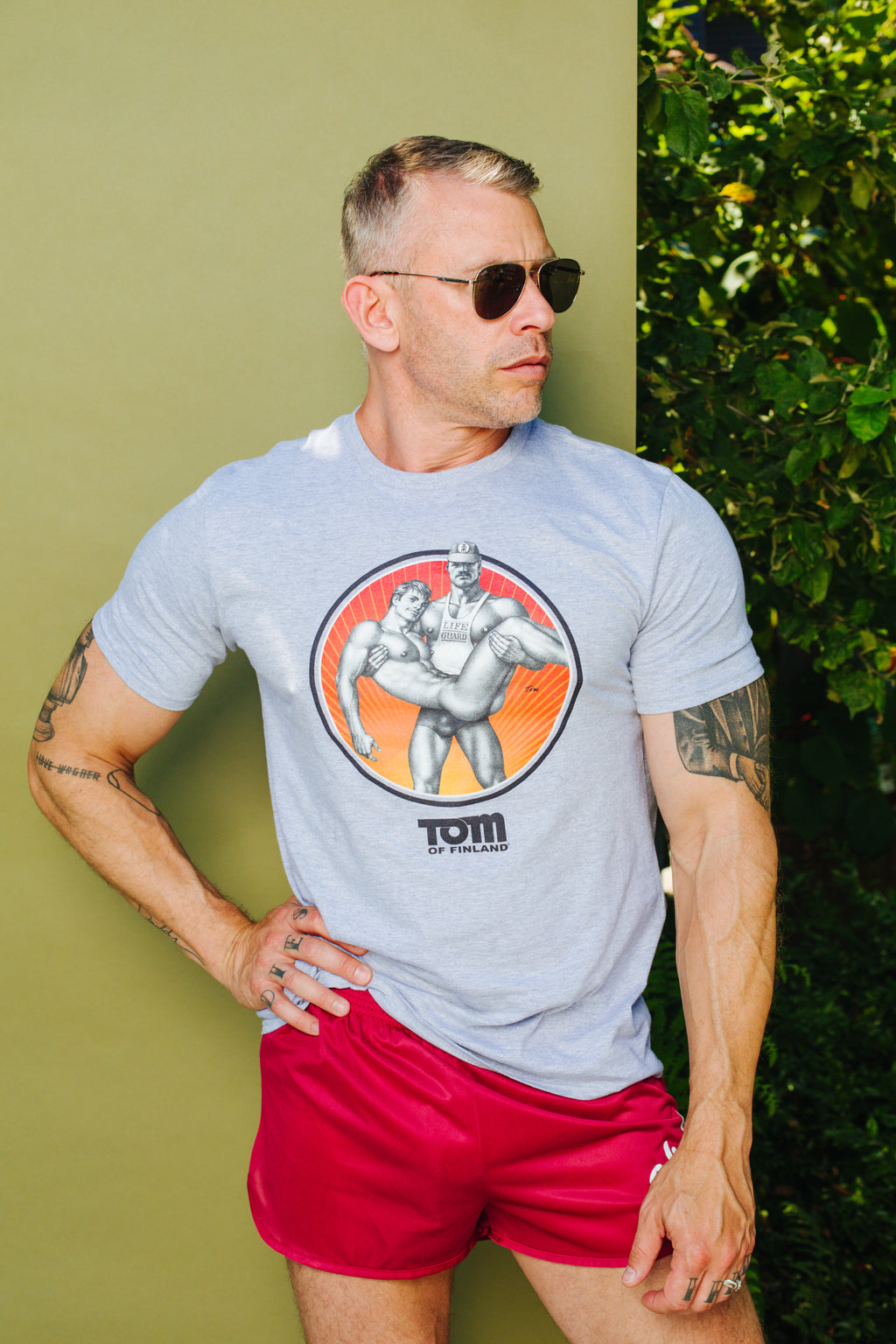 Tom of Finland "Baywatch" Tee by Peachy Kings