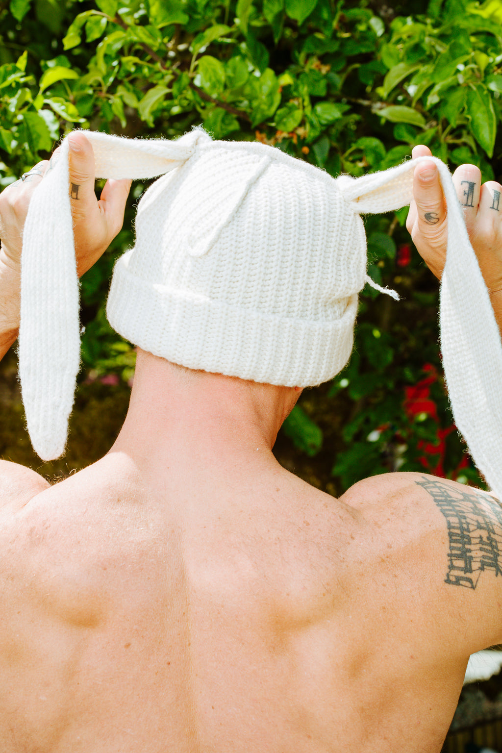 LOVERBOY BY CHARLES JEFFREY BUNNY EARS BEANIE