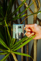 MAGRITTE PORCELAIN MUG LE PÈLERIN BLUE