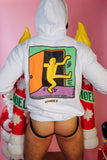 Keith Haring National Coming Out Day Hoodie / White