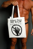 Don't Touch My Stuff Tote Bag by Third Drawer Down x David Shrigley