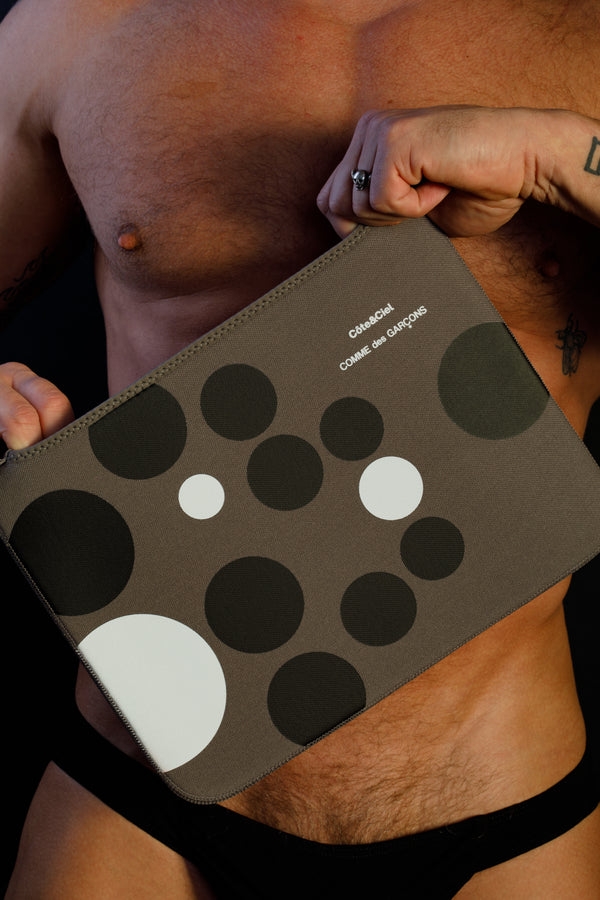 Comme des Garçons X Côte&Ciel MacBook Air 13" WIDE Case Grey / Black / White