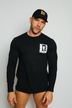 Keith Haring National Coming Out Day Long Sleeve Tee - Black