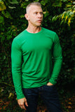 COMME des GARÇONS SHIRT long-sleeved cotton shirt Green