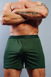 Boxer Shorts in Army Green by CDLP
