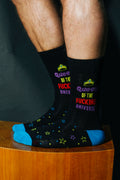 QUEEN OF THE FUCKING UNIVERSE SOCKS