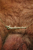Bruce LaBruce Cocksucker Necklace by Jonathan Johnson in Gold or Silver