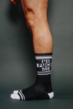 I'D FUCK ME SOCKS black