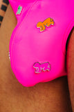 KEITH HARING RADIANT BABY PIN - ORANGE