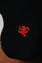 KEITH HARING TWIST MAN PIN - RED