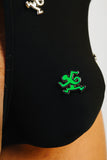 KEITH HARING TWIST MAN PIN - GREEN