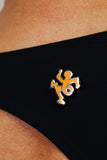 KEITH HARING TWIST MAN PIN - ORANGE