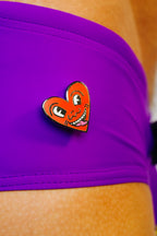 KEITH HARING HEART PIN