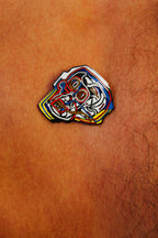 JEAN-MICHEL BASQUIAT MASK PIN