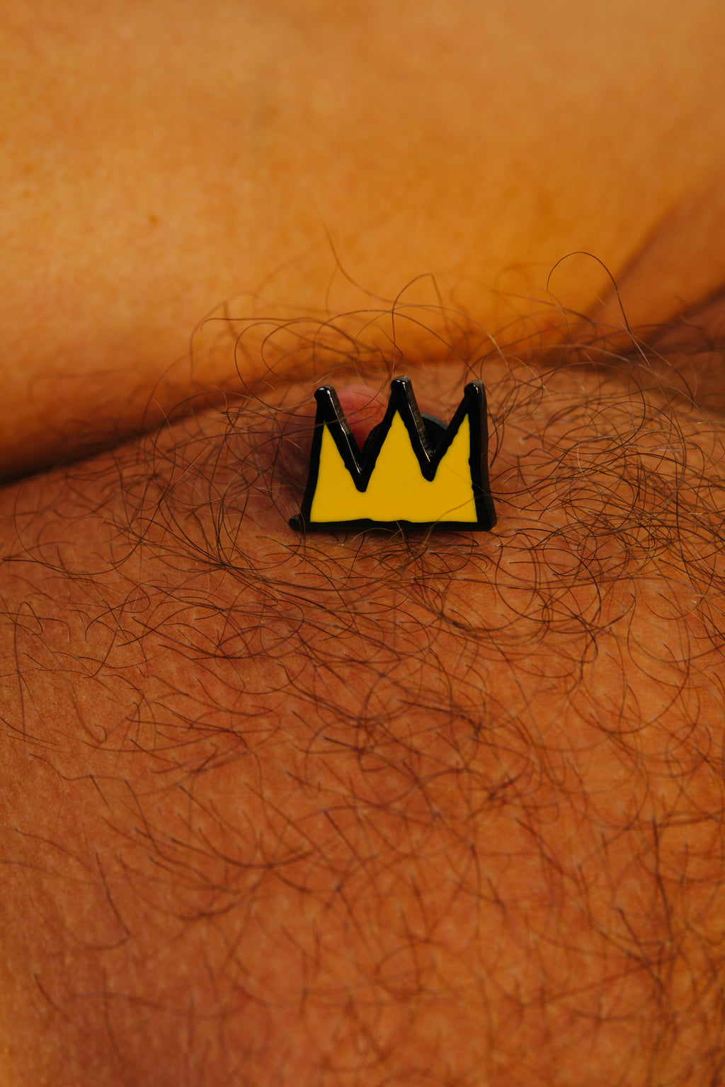 JEAN-MICHEL BASQUIAT CROWN PIN