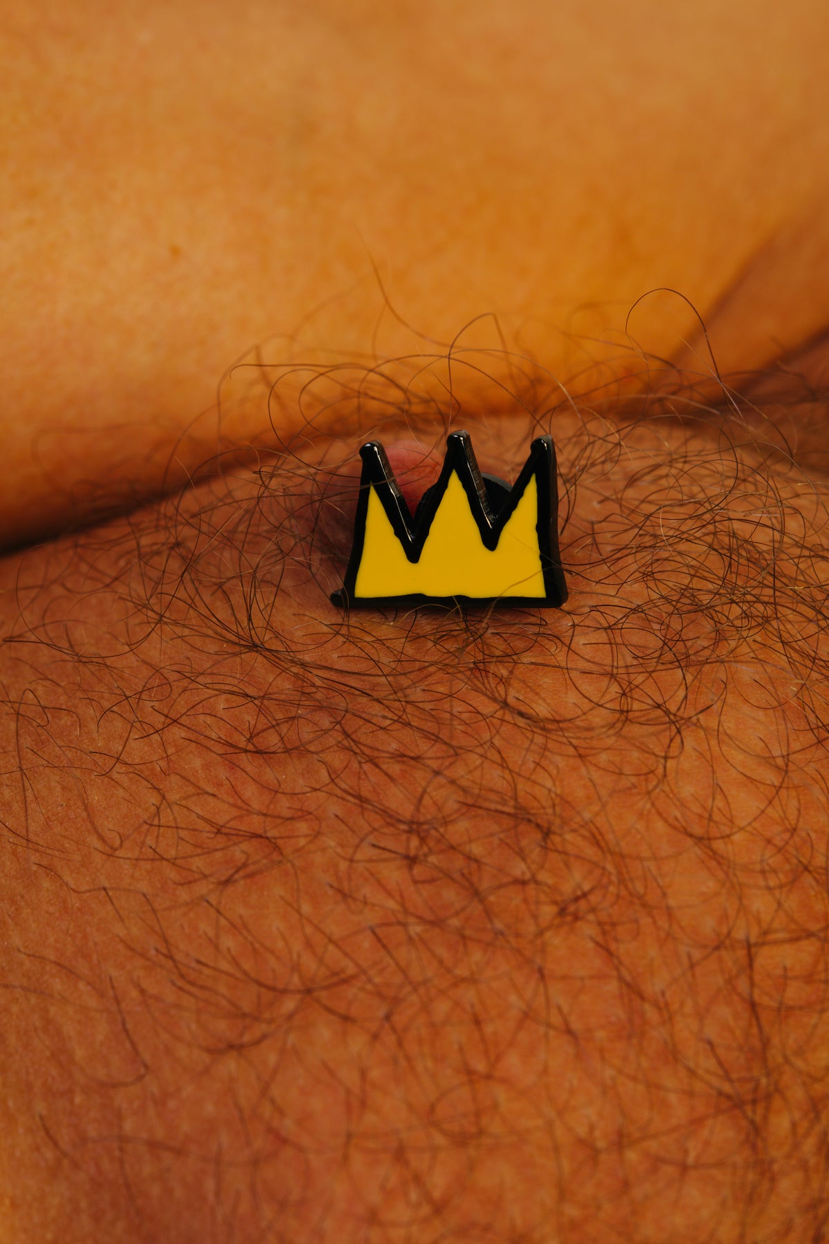 JEAN-MICHEL BASQUIAT CROWN PIN