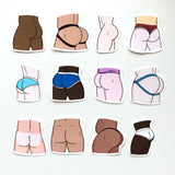Butt Stickers by My Pink Your Pink