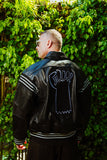 KEITH HARING LEATHER JACKET BY HONEY FUCKING DIJON SS22