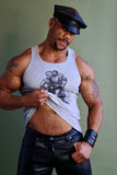 Tom of Finland PASSION Ribbed Tank Grey