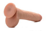 10 Inch Ultra Real Dual Layer Dildo by USA Cocks - Light Skin Tone