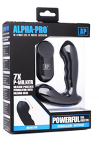 ALPHA PRO 7X P-MILKER Silicone Prostate Stimulator with Milking Bead