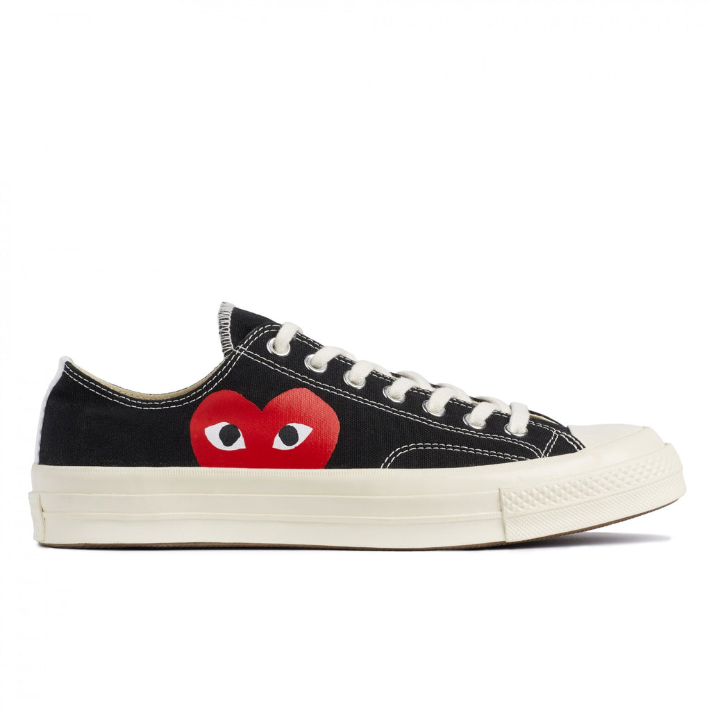 Comme Des Garçons Play Converse Single Heart Chuck Taylor All Star '70 Low Top (Black)