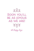 COUPLING WEDDING / ENGAGEMENT GAY GREETING CARD