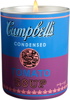 Andy Warhol Blue/Purple Campbell Candle