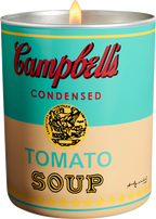 Andy Warhol Yellow/Turquoise Campbell Candle