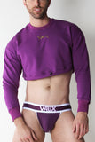 VAUX COTTON CANDY CROPPED TOP BY CELLBLOCK13 - Purple