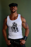 Tom of Finland PASSION Ribbed Tank White