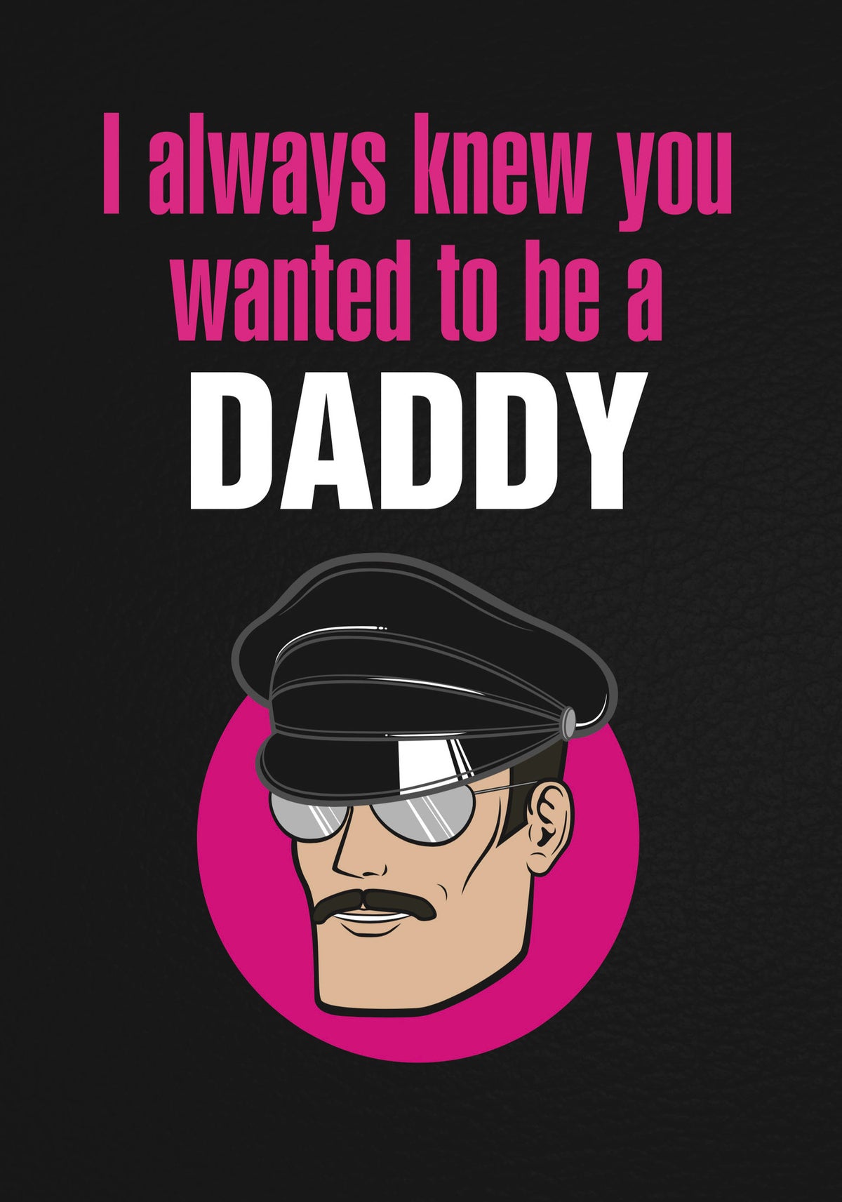 GAY DADDY GREETING CARD BY KWEER CARDS